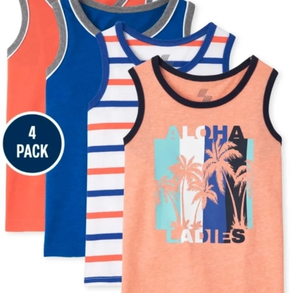 NWT Children's Place Set of 4 Tank Tops